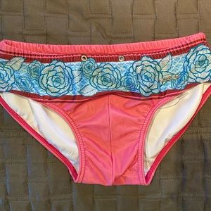 Aronik Pink and Blue Swim Briefs